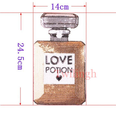 

1Pcs Big Patches Brand Shine Sequin 3D Sticker Stickers Wing Rose Embroidery Motif Applique Garment Kids Women DIY Clothes Badge