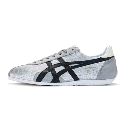 

Onitsuka Tiger Ghost Tiger Sports Shoes Men RUNSPARK LE TH201L-9390 Silver Black 435