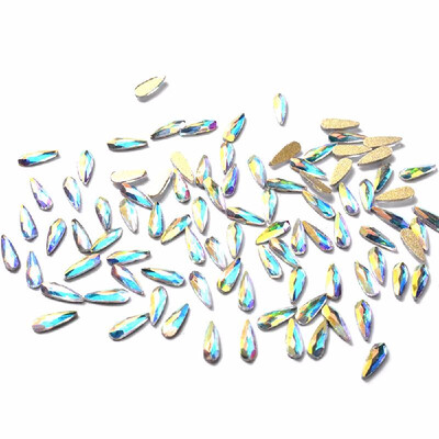 

10pcs Nail Art Water Droplets Drill DIY Jewelry Accessories Shiny Decorator