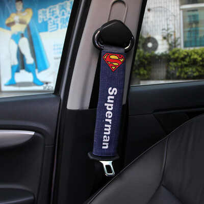 

Di Galen car seat belt shoulder cover cute cartoon car interior decoration street fashion car supplies a single package - Superman