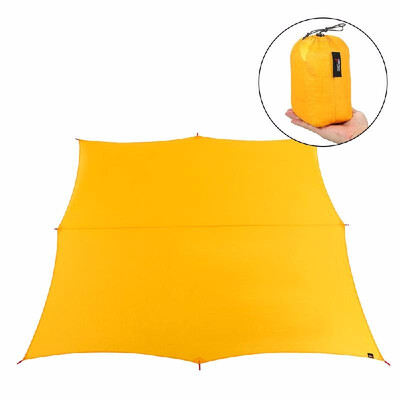 

115 10FT Lightweight Waterproof Rain Fly Hammock Tarp Cover Sunshade Tent Shelter Awning for Camping Outdoor Travel