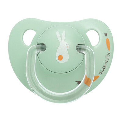 

Suviniex pacifier 0-6 months thumb silicone baby molars sleeping pacifier Spain imported green bunny