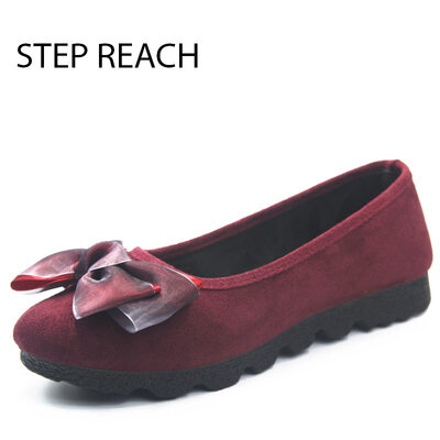 

Women shoes flats Loafers Bow Knot Low Cut Flat Sole Vintage Stylish Shoes