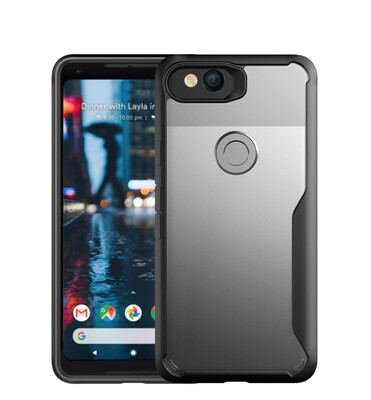 

Goowiiz Luxury Phone Case For Google Pixel 2Pixel 2L HD Clear Acrylic TPU Silicone Prevent falling Full protection