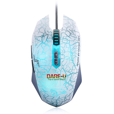 

Dale (dare-u) Wrangler Mini Edition Игровая мышь White Wired Mouse