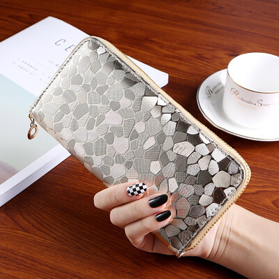 

Purse Lady Long Lady Wallet Korean Zipper Hand Bag 2018 New Stone Print Womens Small Hand Bag