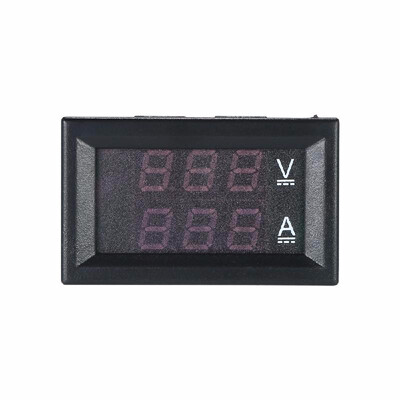 

LED DC0100V 10A Digital Voltmeter Ammeter RedBlue Dual Color Display Voltage And Ampere Meter Volt Amp Gauge Panel