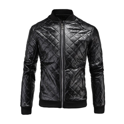 

Leather Jacket Mens Jacket 3XL Brand High Quality PU Jacket Mens Business Mens Jacket Motorcycle Jacket