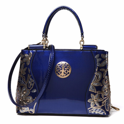 

2018 New Women PU Leather Luxury Handbags Fashion Flower handbag Ladies Shoulder Bag Women Messenger Bag