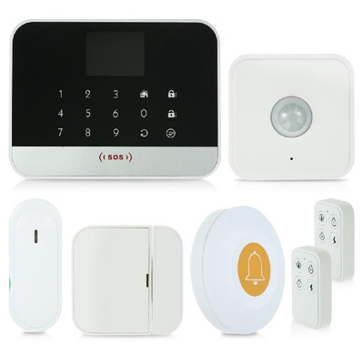 

433MHz Wireless WIFI Alarm Security System PIR Motion Sensor Door Sensor Kit Phone App Remote Control Home Burglar Security Alarm