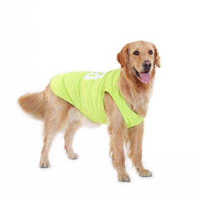 

Huayuan favors hoopet dog clothes summer thin section Jin Mao Labrador Samoyed big dog pet costume