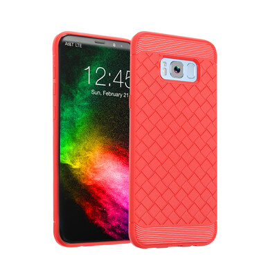 

Goowiiz Luxury Phone Case For Samsung Galaxy S8S8 Plus Ultra Thin Ventilation Grid Weave Soft Anti fall Full Protective