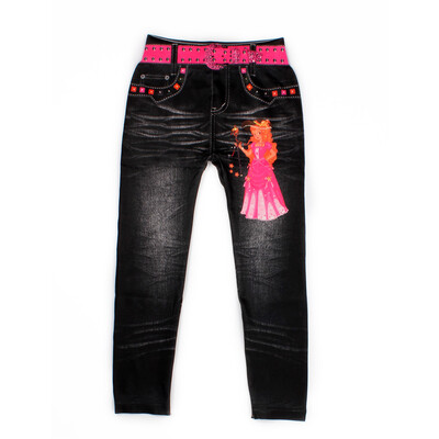 

Childrens 3-8 Age Winter Cotton Leggings Spring Kids Digital Printing Jeans Boy Girl Baby Cartoon Pattern Trousers Pants