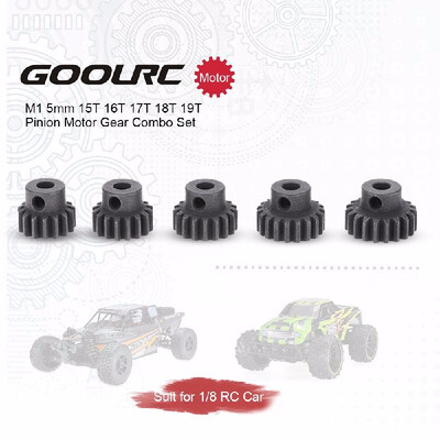 

M1 5mm 15T 16T 17T 18T 19T Pinion Motor Gear Combo Set for RC Car Motor BL H8M0