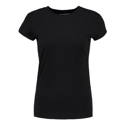 

Tissbely Women&39s Cotton Slim Fit T-Shirt Black&Navy for Make look Thin Body White for Make Look Sweet Collocation Tee