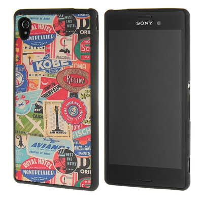 

MOONCASE чехол для Sony Xperia M4 Pattern series Flexible Soft Gel TPU Silicone Skin Slim Durable Cover