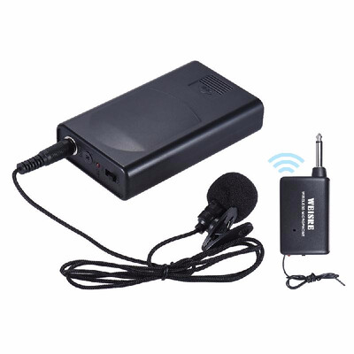 

Portable Lavalier Lapel Collar Clip-on Wireless Microphone Voice Amplifier for Lecture Conference Speech Promotion