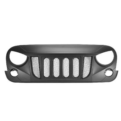 

Matte Black Front Grille Guard for 2007-2016 JEEP Wrangler Rubicon Sahara JK Spartan Glared Eagle Eye