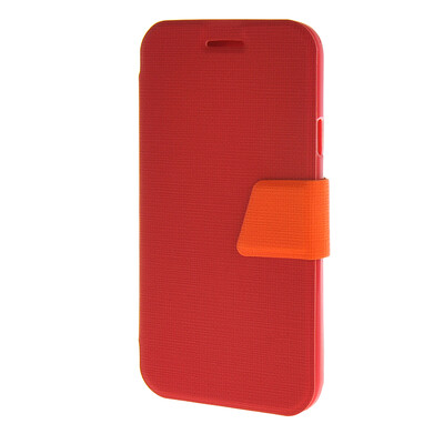 

MOONCASE New Fashion Premium PU Leather Flip Stand Back чехол для Cover Samsung Galaxy E5 E500 красный