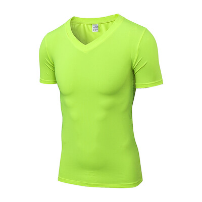 

Quick Dry Fitness ShirtGym Costume Training Sportsman Wear Running Short T-Shirt