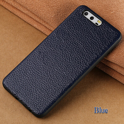 

Genuine Leather Phone Case For Huawei P10 Case Litchi Texture Back Cover For Mate 10 Honor 9 V9 Case