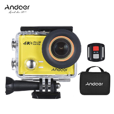 

Andoer AN100 4K WiFi Action Sports Camera 30MP 1080P120fps 20" IPS Screen 170¡ã Wide Angle Waterproof 45m Support Gyro G-sensor