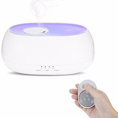 

DN - 817 500ml Air Humidifier Ocean Mist Wood Grain Aroma Diffuser Night Light