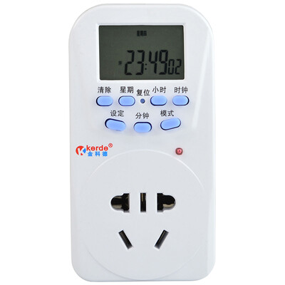 

Gold Kerde GND-2 electronic timer timing socket timing off 10A white