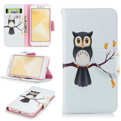 

BEFOSPEY Painting PU LeatherSoft TPU Card Slot Stand Wallet Case For Xiaomi Redmi 4X50"2017