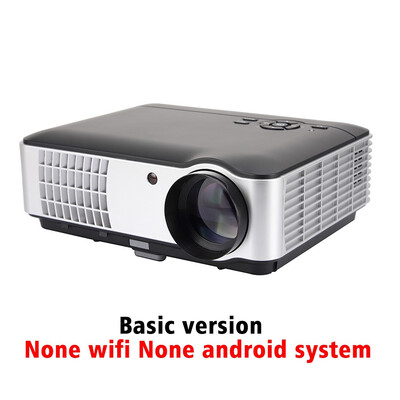 

Proyector Rigal RD806AW Proyector inteligente Android LED haz 5000 lúmenes 3D Proyector sala de cine en casa 720P WiFi Proyector p