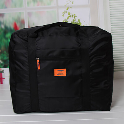 

Shouyou travel waterproof nylon folding travel storage bag travel storage bag jacquard bag clothes sorting bag JD-SN-04 black