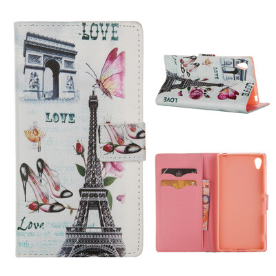

MOONCASE ЧЕХОЛ ДЛЯ Sony Xperia Z4 Flip PU Leather Fold Wallet Card Slot Kickstand Back [Pattern series] /a09