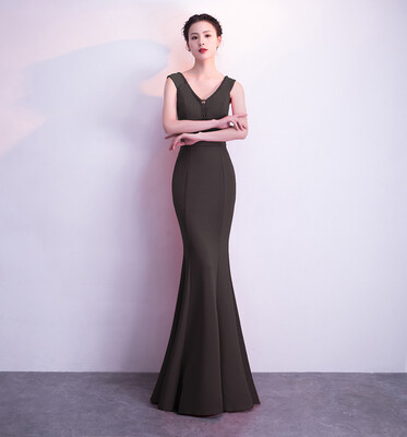 

Elegant halter long evening dress Mermaid Long Dress