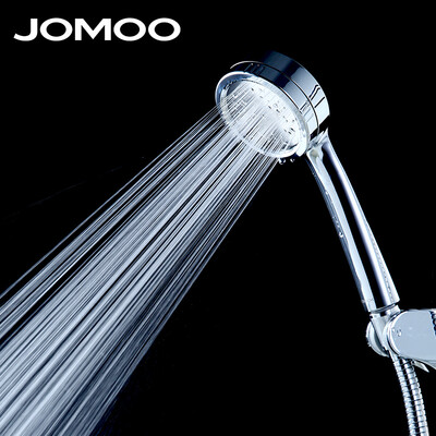 

JOMOO ABS Chrome Finish Bathroom Shower Set High Pressure Shower Head With Stainless Steel Shower Hose And Wall Bracket