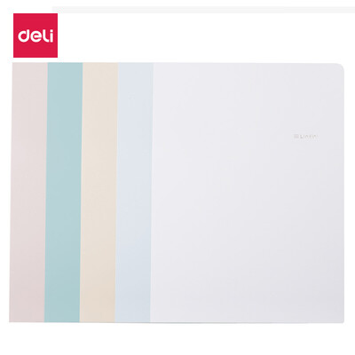 

Deli deli music series 5 color set A4 file set two-page double-sided insert folder file bag 72454