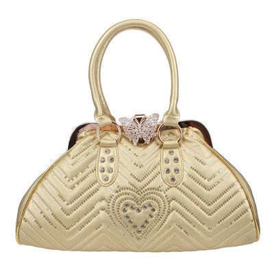 

Fawziya Butterfly Bags For Women Cute Heart Sequins Shoulder Bag Crystal Handbag