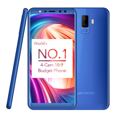 

LEAGOO M9 2GB 16GBDual Back Cameras Dual Front Cameras Fingerprint Identification 55 inch LEAGOO OS 30 Android 70 MTK6580A