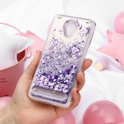 

Akabeila Cover for Lenovo Vibe C2 Case Soft Mirror Dynamic Glitter Phone Protector Cover Shell Bag C2 C2 Power K10a40