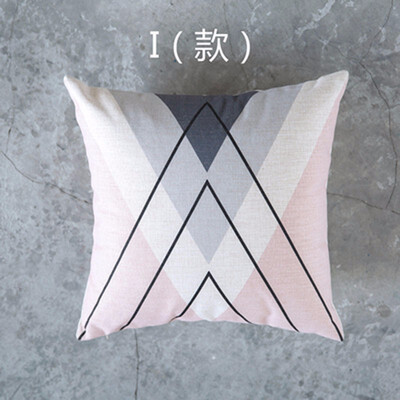 

Nordic Style Cushion Decorative Pillows Cover Elephant Gray Throw Pillows Case Pink Deer Geometric Cushions Cover for Sofa 45x45