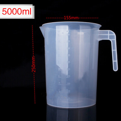 

100 250 500 1000 2000 3500 5000ml thickened plastic measuring scale cup