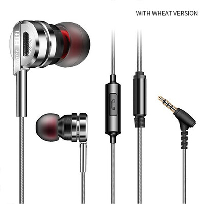 

Zinc alloy metal ear phone mobile phone D05 earplug wire controlled apple