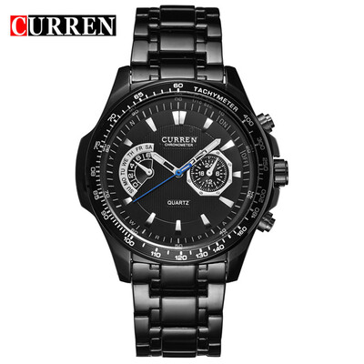 

Curren quartz watches Black Vogue Mens Military Mens 3ATM Waterproof Mens Dropship 8020 Watch