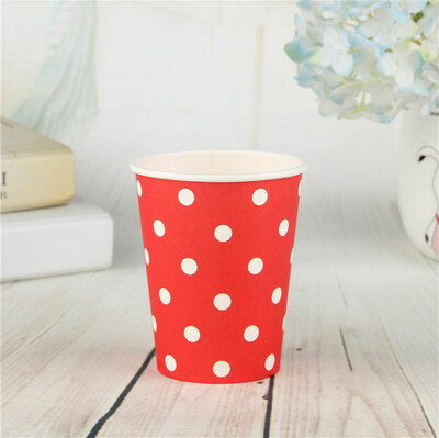 

FANLUS Creative Princess Friendship Birthday Party Paper Cups Disposable Tableware 6pcs Multi Color Party Supplies