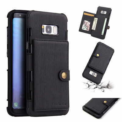 

SHS Phone Case For Samsung Galaxy J7 MaxJ7 NEOJ7 NXT Fashion Concise Leather Wire Drawing Multifunction Purse