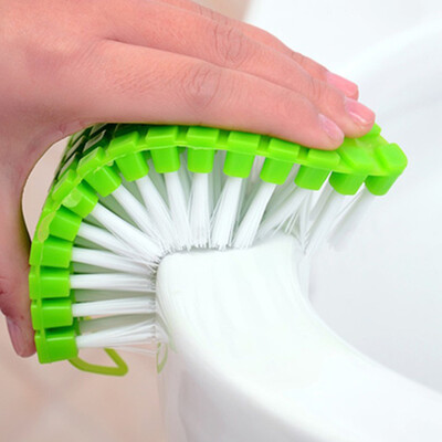 

Cntomlv Flexible Kitchen Cooking Supplies Bendable Hand-held Cleaning Brush Rust Remover Clean Washing Tool Toilet Lavabo Pot