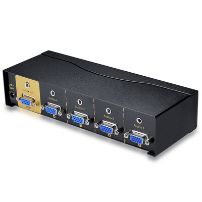 

Шэн (Shengwei) VS-5021 VGA переключатель бинарного две линии все интеллектуальные дистанционного автоматического диапазона аудио обмена видео коммутатор VGA