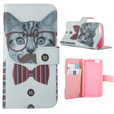 

MOONCASE ЧЕХОЛ ДЛЯ iPhone 6 / 6S (4.7") Flip PU Leather Fold Wallet Card Slot Kickstand Back [Pattern series] /a10