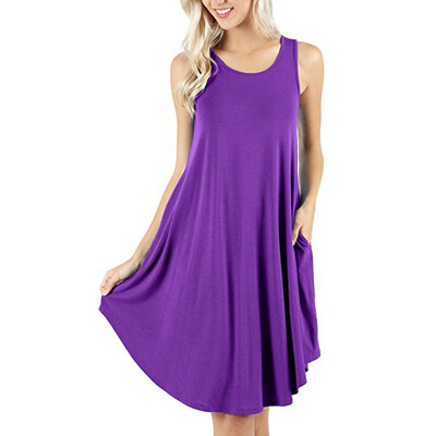 

Try Everything Women Cotton Summer Dress 2018 Tank Midi Dress Women Draped O Neck Black Loose Casual Dress Summer Plus Size