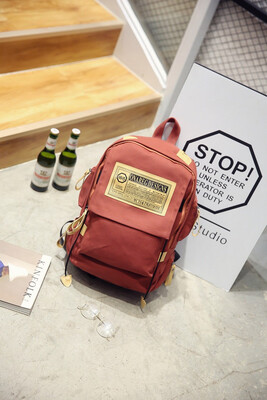 

Canvas Korean Female Backpack Large Capacity Travelling Bag Boy&Girl College Student Schoolbag High School Student Girl Bag