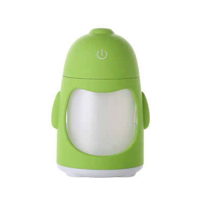 

TOMNEW USB Mini Cool Mist Humidifier 150ML Portable Ultrasonic Penguin Air Diffuser with LED Night Light for Home Office or Car